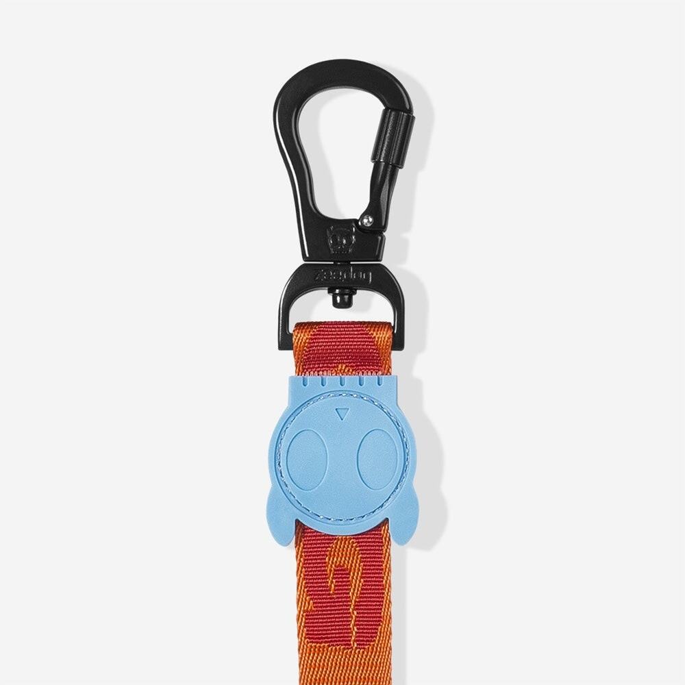 NEW GIBSON Orange Red Blue Large Dog Adjustable $85 Collar Leash 4 Ft Gift Set - Picture 7 of 14